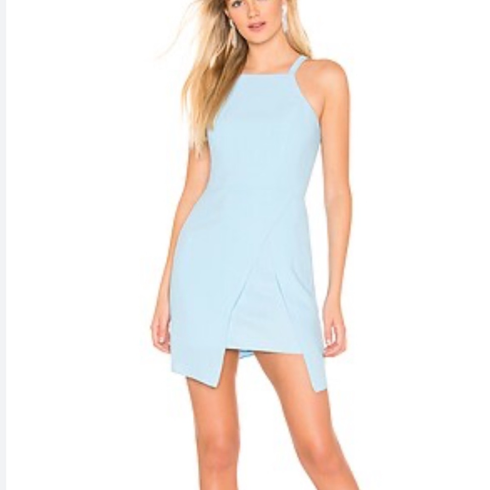 Amanda Uprichard Jessamyn Dress in Pacific Blue